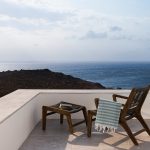 Private Bedroom terrace with sea view in Mykonos