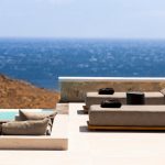 Infinity pool view in Mykonos