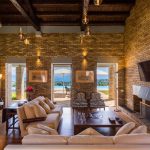 Luxury living area built from traditional solid brick