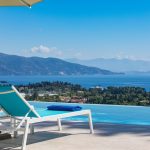 Endless view of Corfu from the luxury pool villa