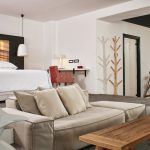 lounge in the bedroom of Villa Apocalypsis in Mykonos