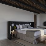 King-size bed in the Master bedroom of Villa Nectar