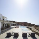 Outdoor deck of the luxury Villa Emerald