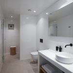 White en-suite bathroom