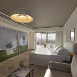 Master bedroom and terrace in Antiparos island