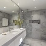 luxury en-suite bathroom with marbles