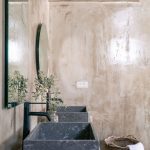 luxury en-suite bathroom with marbles