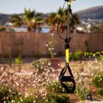 TRX session during your vacation at Villa Aelia in Paros